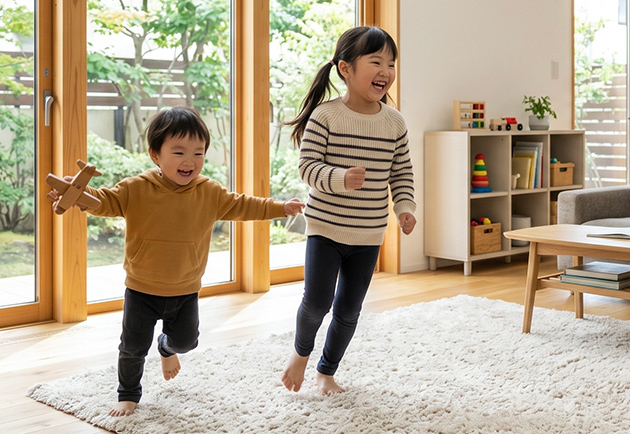 高い遮音性と住み心地